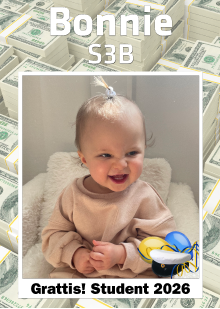 Studentskylt mall nr 32