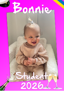 Studentskylt mall nr 28