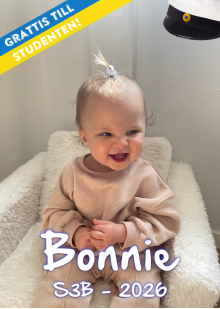 Studentskylt mall nr 18