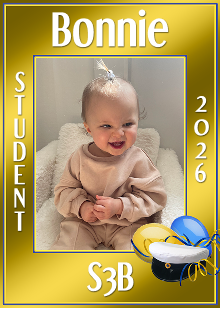 Studentskylt mall nr 8